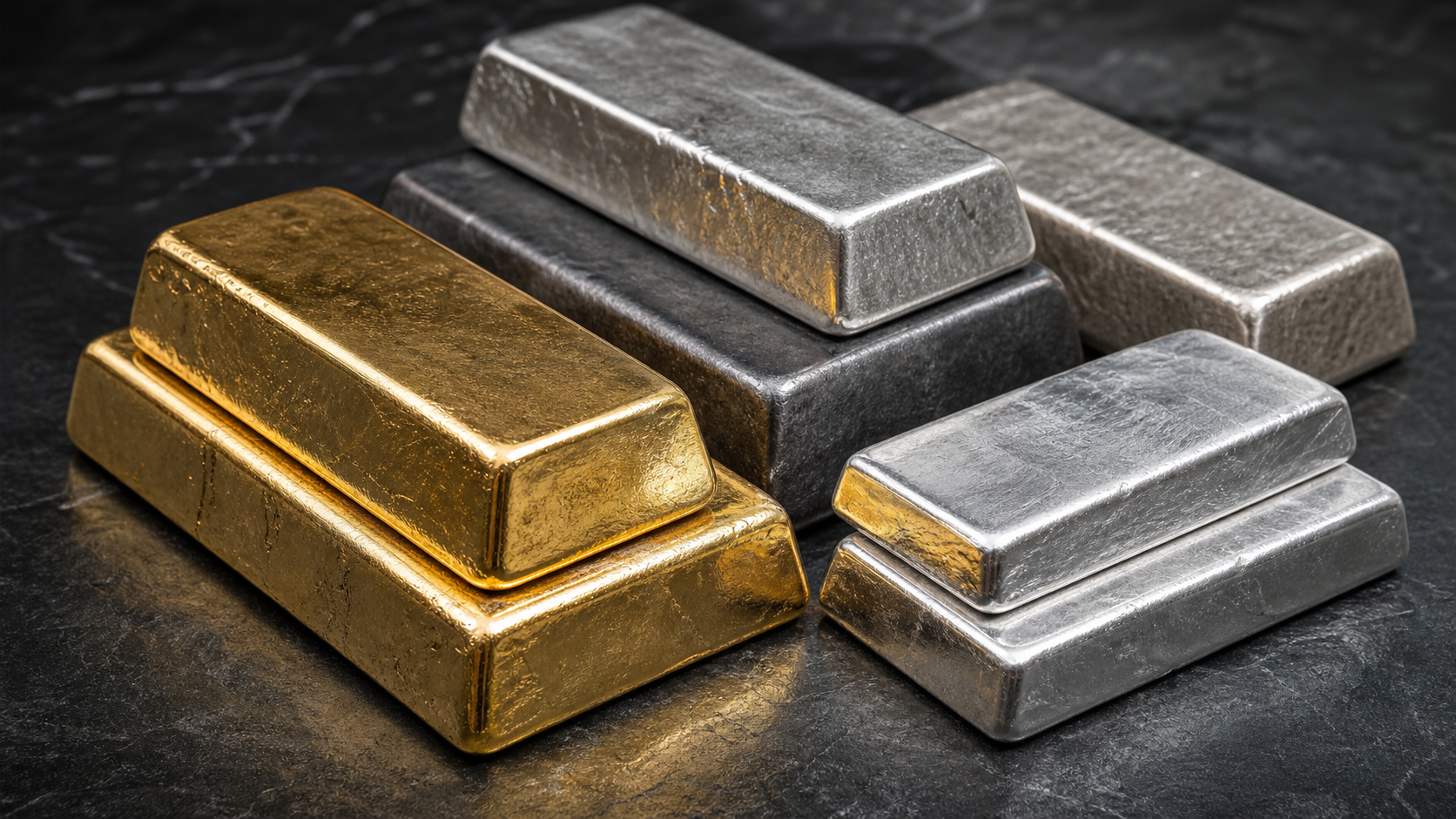 Gold-, Silber-, Platin- und Palladiumbarren
